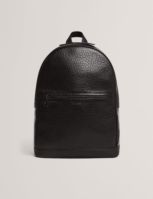 PERIIN: Pebbled PU Backpack