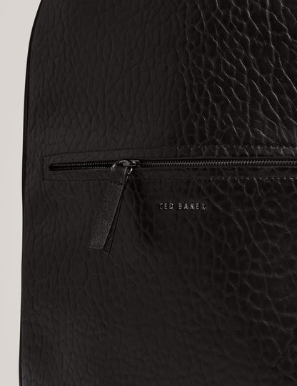PERIIN: Pebbled PU Backpack