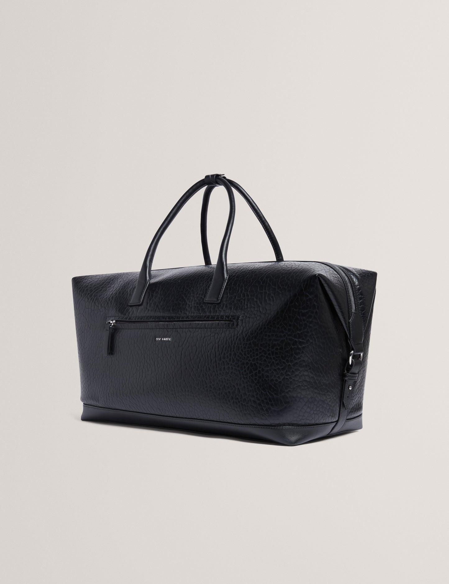 PERSIE: Pebbled Faux Leather Holdall Bag