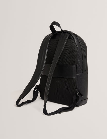 WALIIS: Printed Weave PU Backpack
