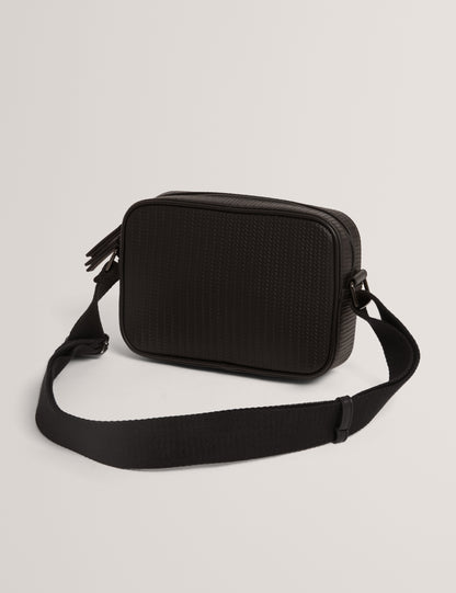 WALT: Printed Weave PU Crossbody Bag