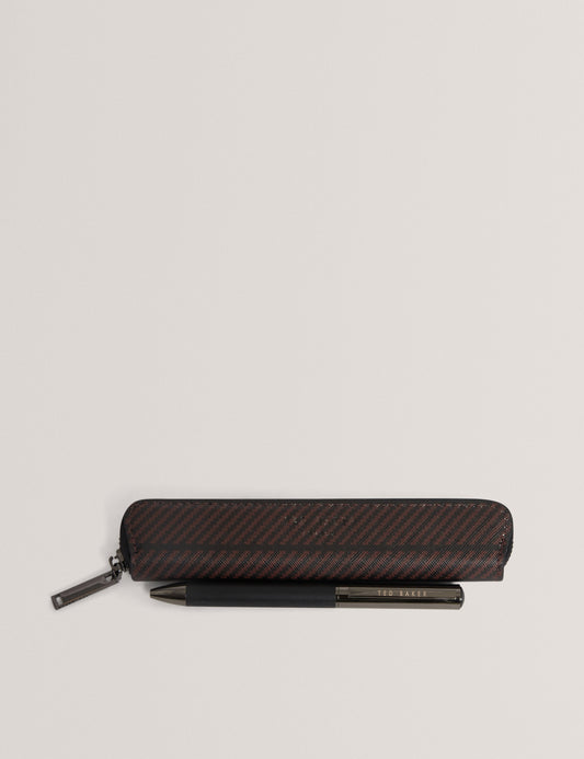 WENDALL: Printed Weave PU Pen Set