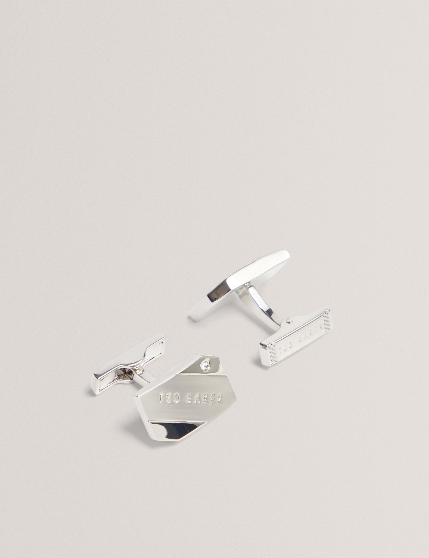CRIIS: Brushed Metal Cufflinks