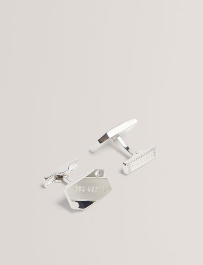 CRIIS: Brushed Metal Cufflinks