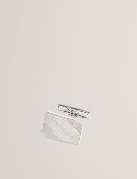 CRIIS: Brushed Metal Cufflinks