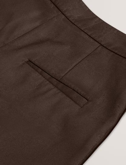 NUBIAAT: Printed Organza Overlay Tailored Trouser