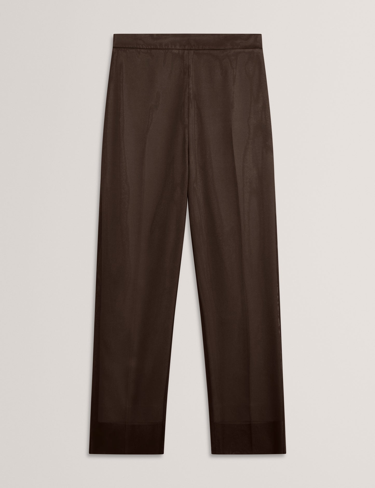NUBIAAT: Printed Organza Overlay Tailored Trouser