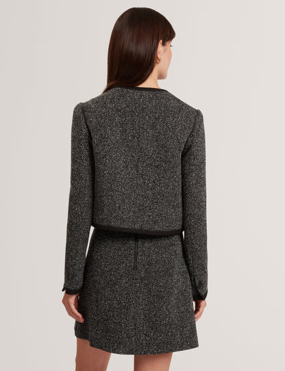 EKAA: Tailored Boucle Cropped Jacket