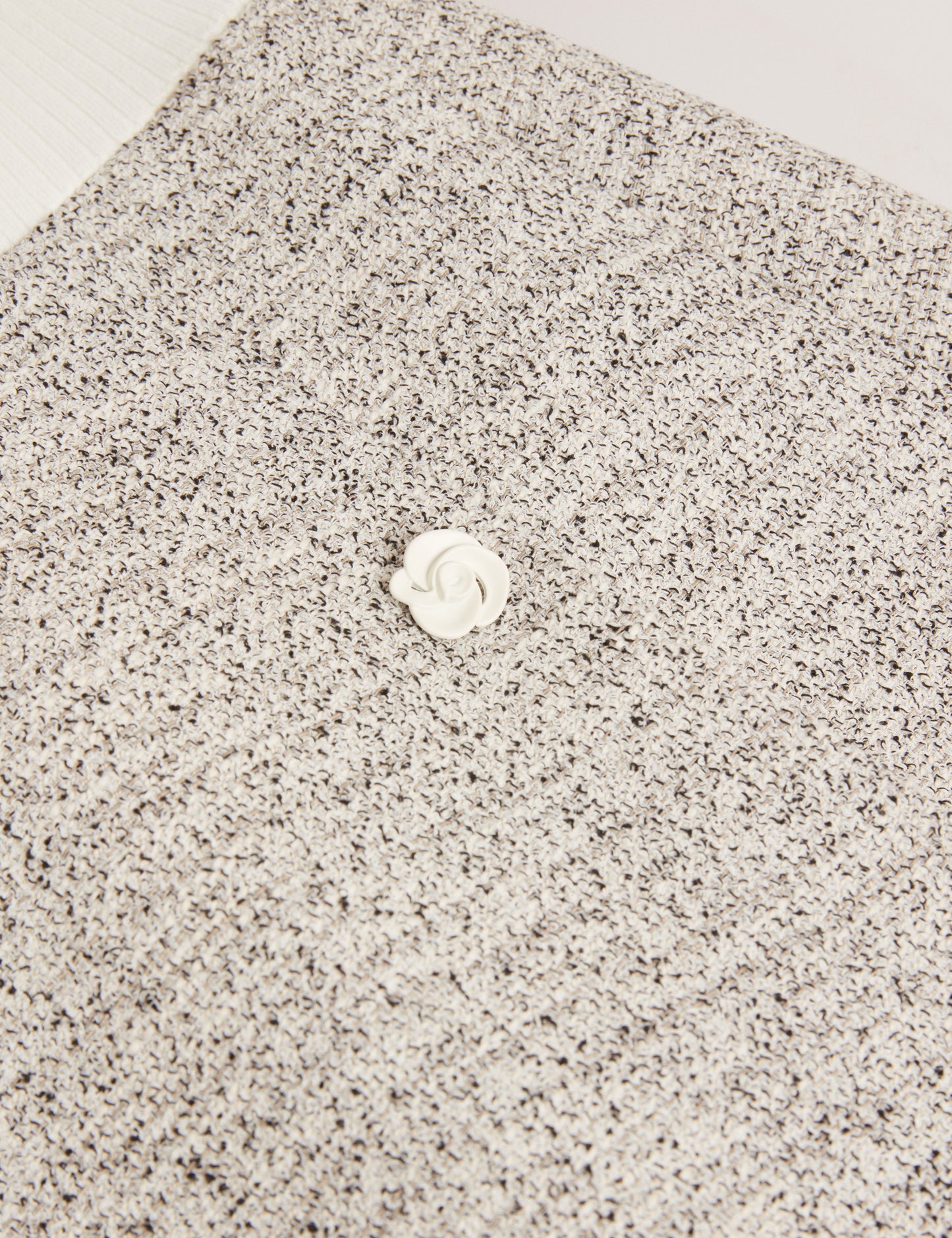 EKAAM: Tailored Boucle Dress with Knitted Top