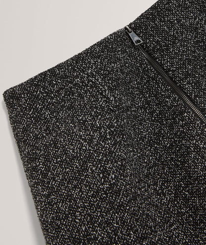 EKAAS: Tailored Boucle Mini Skirt