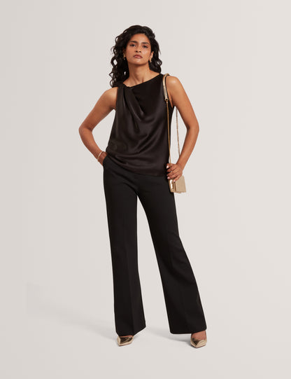 MIONA: Sleveless Twist Detail Top