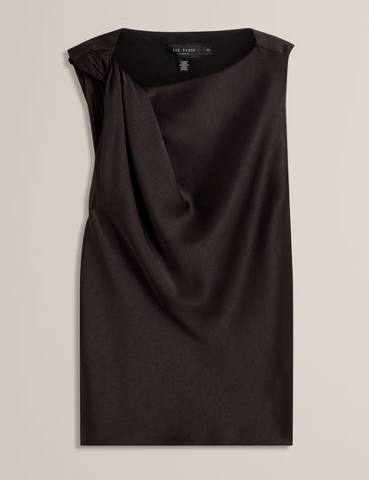 MIONA: Sleveless Twist Detail Top