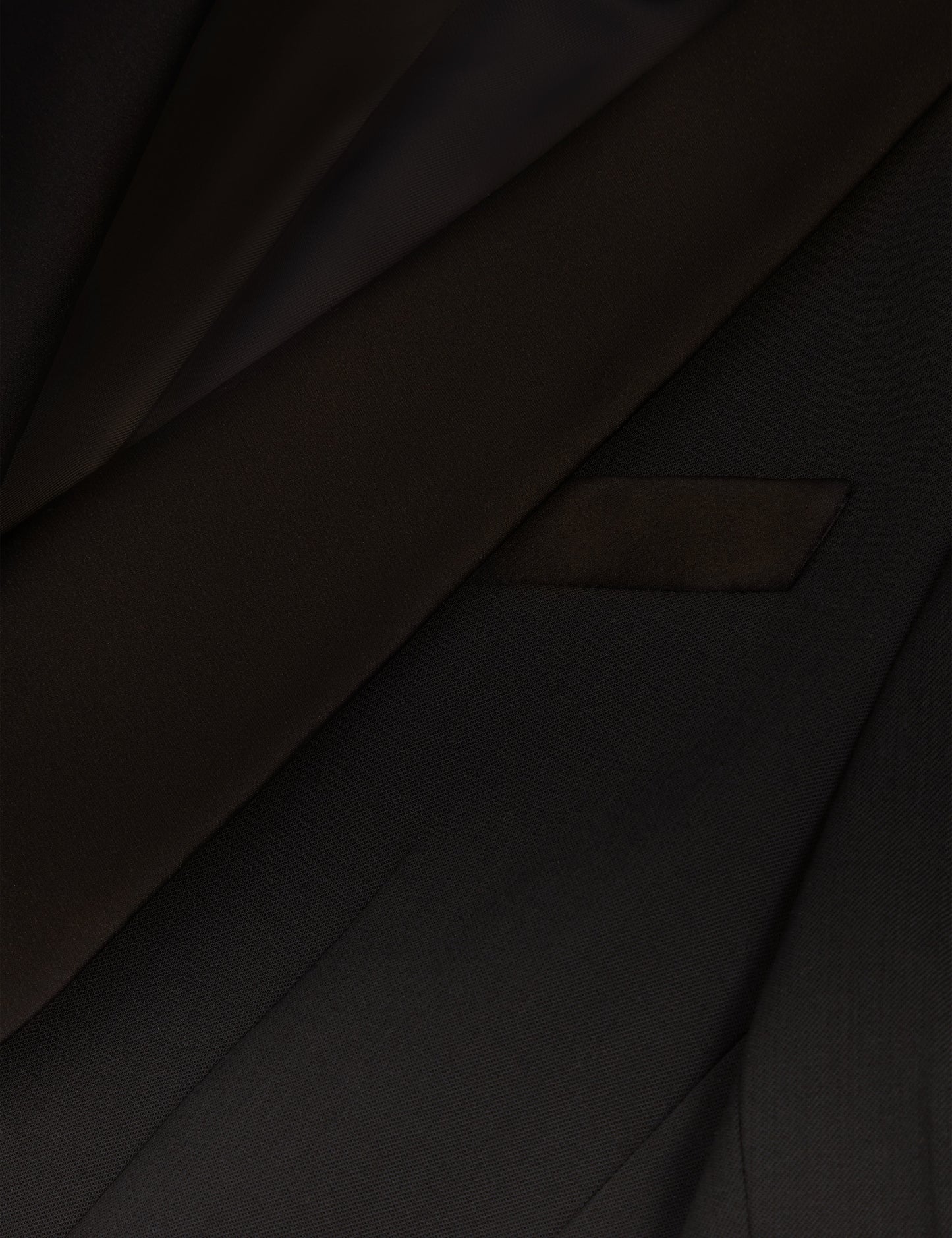 VALEE: Tailored Relaxed Blazer with Satin Lapel
