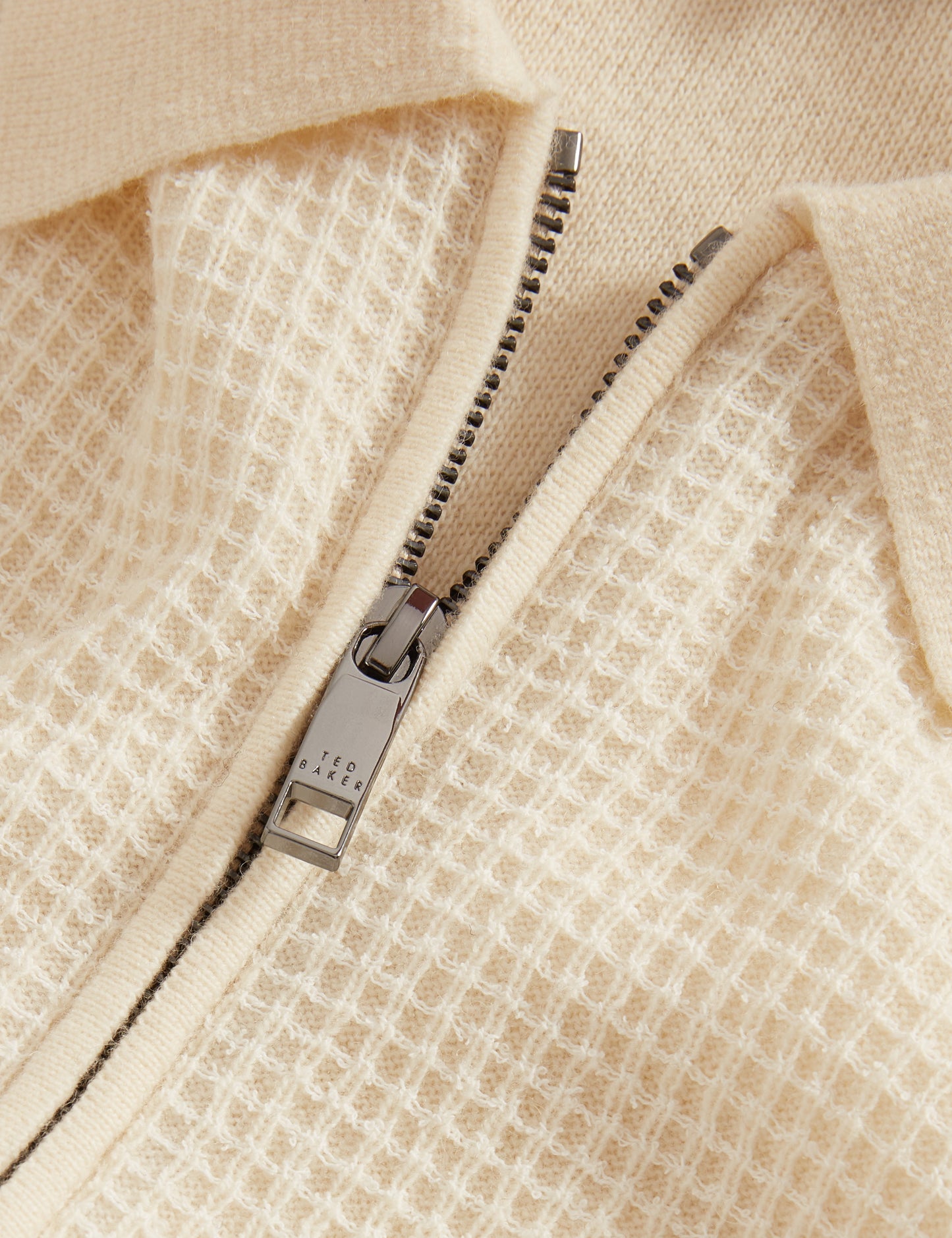 FENRYS: Waffle Stitch Zip Thru