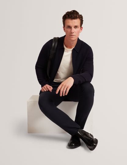 FENRYS: Waffle Stitch Zip Thru