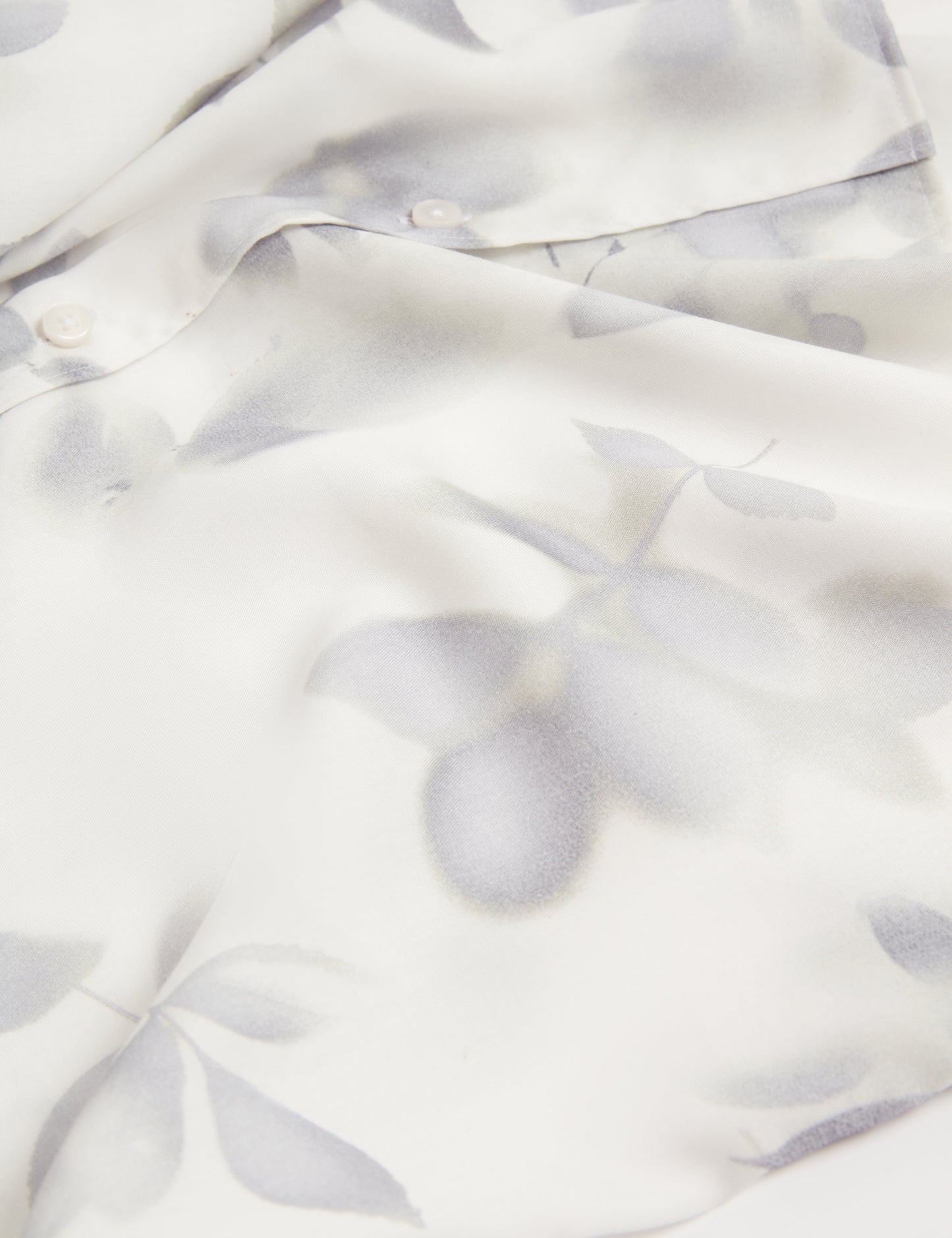 KALMILL: LS Regular Fit Leaf Shadow Print Shirt