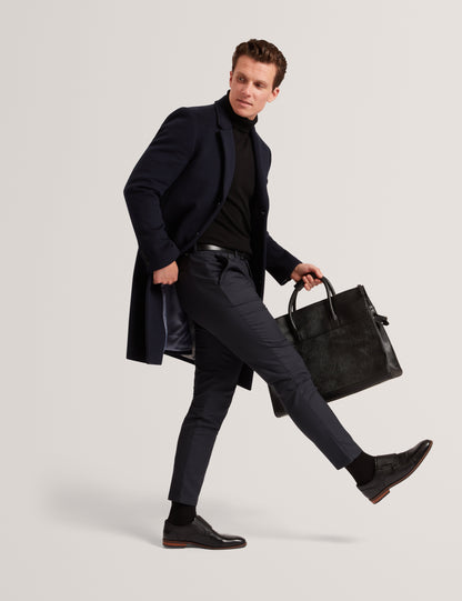 BRUNIT: Slim Houndstooth Trouser