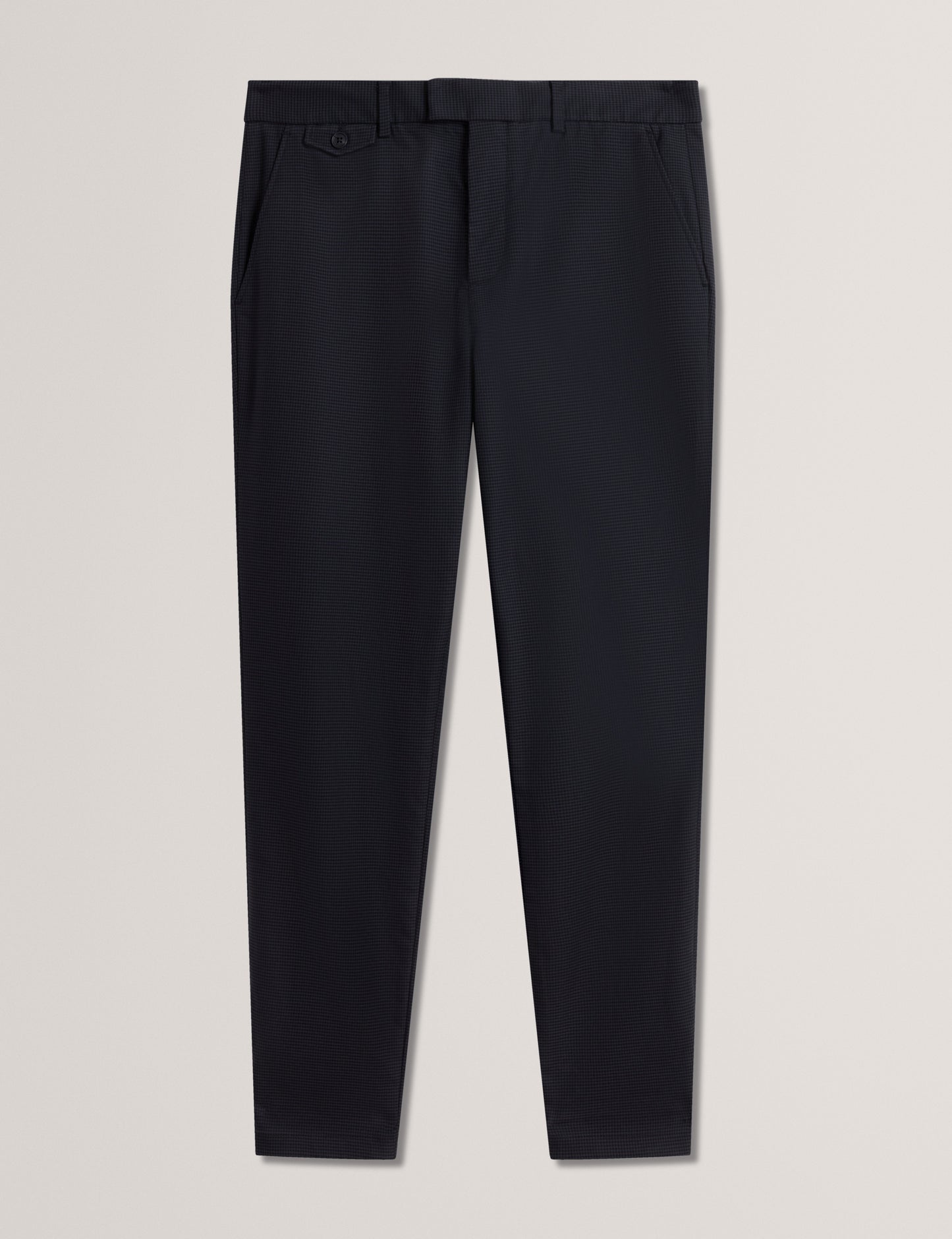 BRUNIT: Slim Houndstooth Trouser