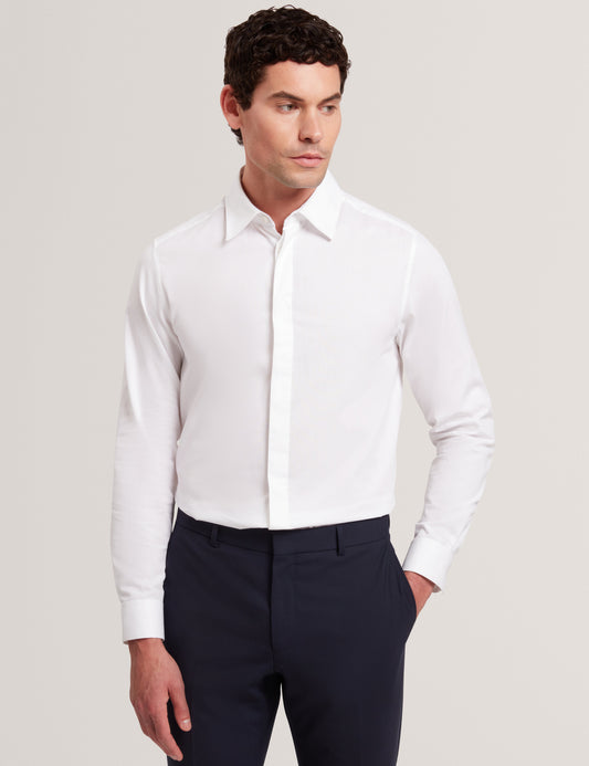 TIBOR: LS Regular Fit Smart Twill Shirt