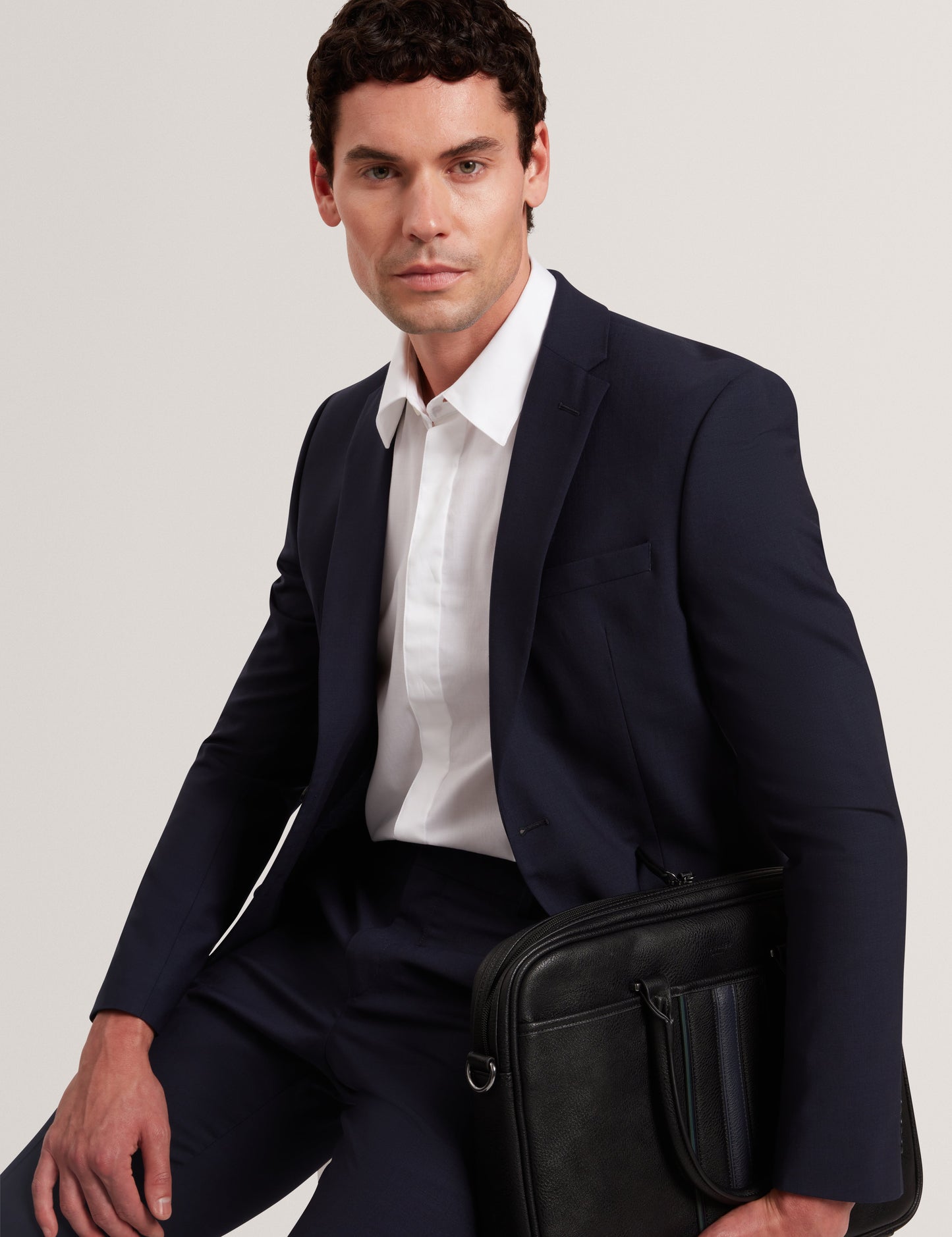 TIBOR: LS Regular Fit Smart Twill Shirt