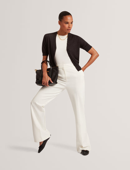 DAZLIA: Knitted Short Sleeve Cardigan