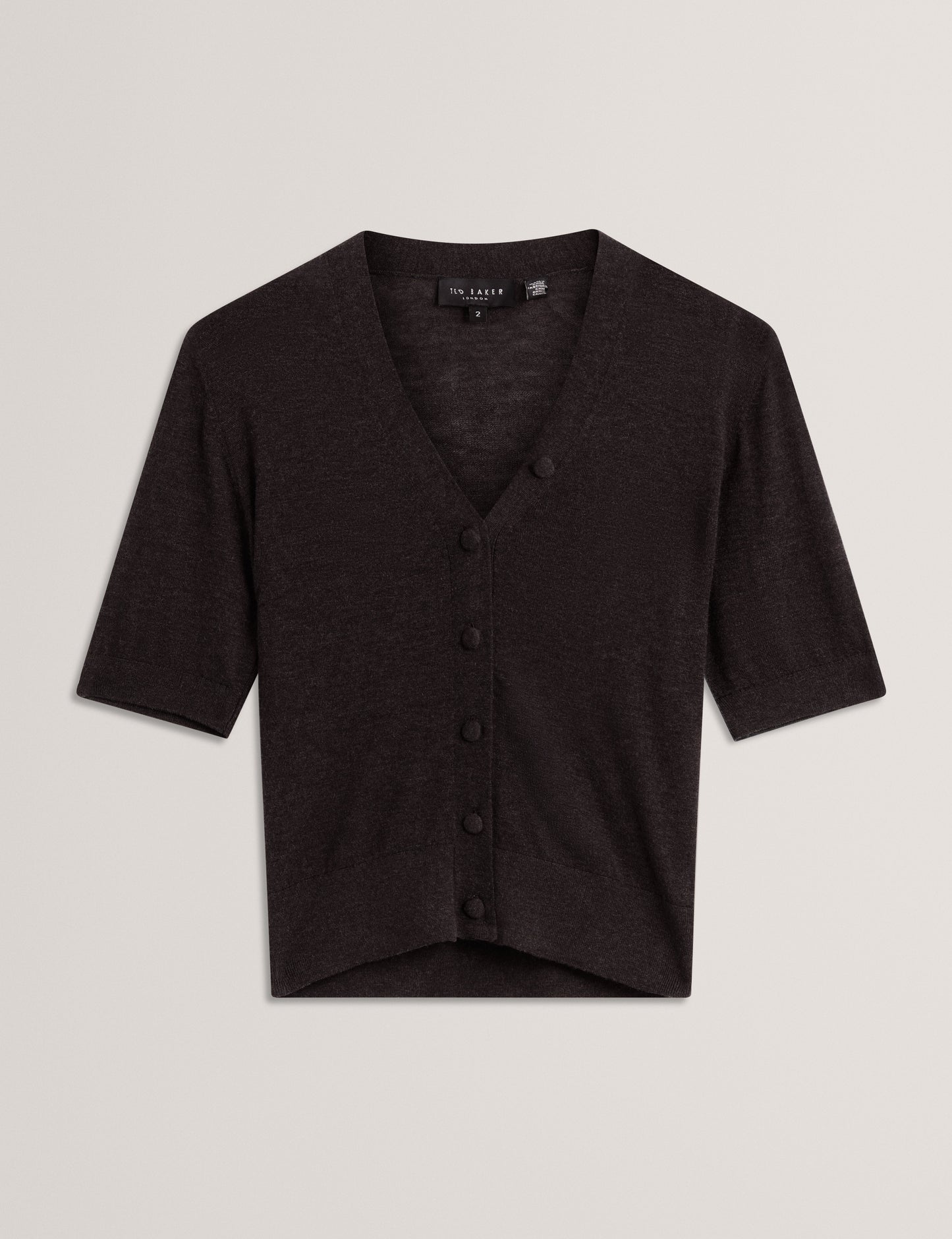 DAZLIA: Knitted Short Sleeve Cardigan