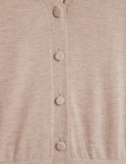 DAZLIA: Knitted Short Sleeve Cardigan