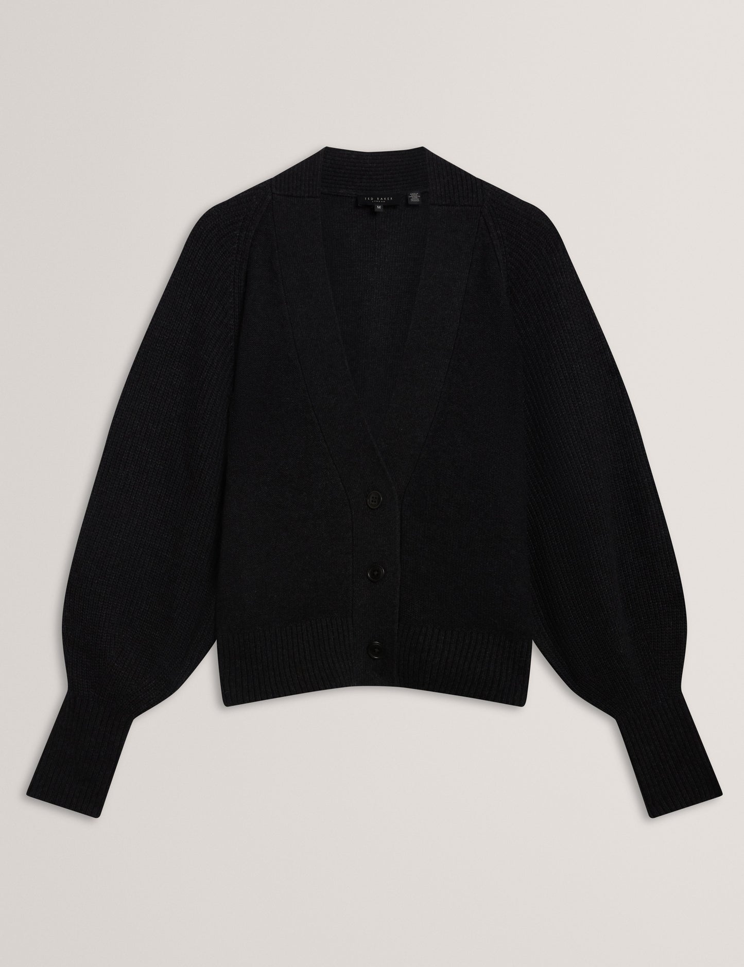 MALLEE: V Neck Boxy Fit Cardigan