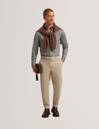 JOZEF: LS Slim Mini Geo Print Shirt