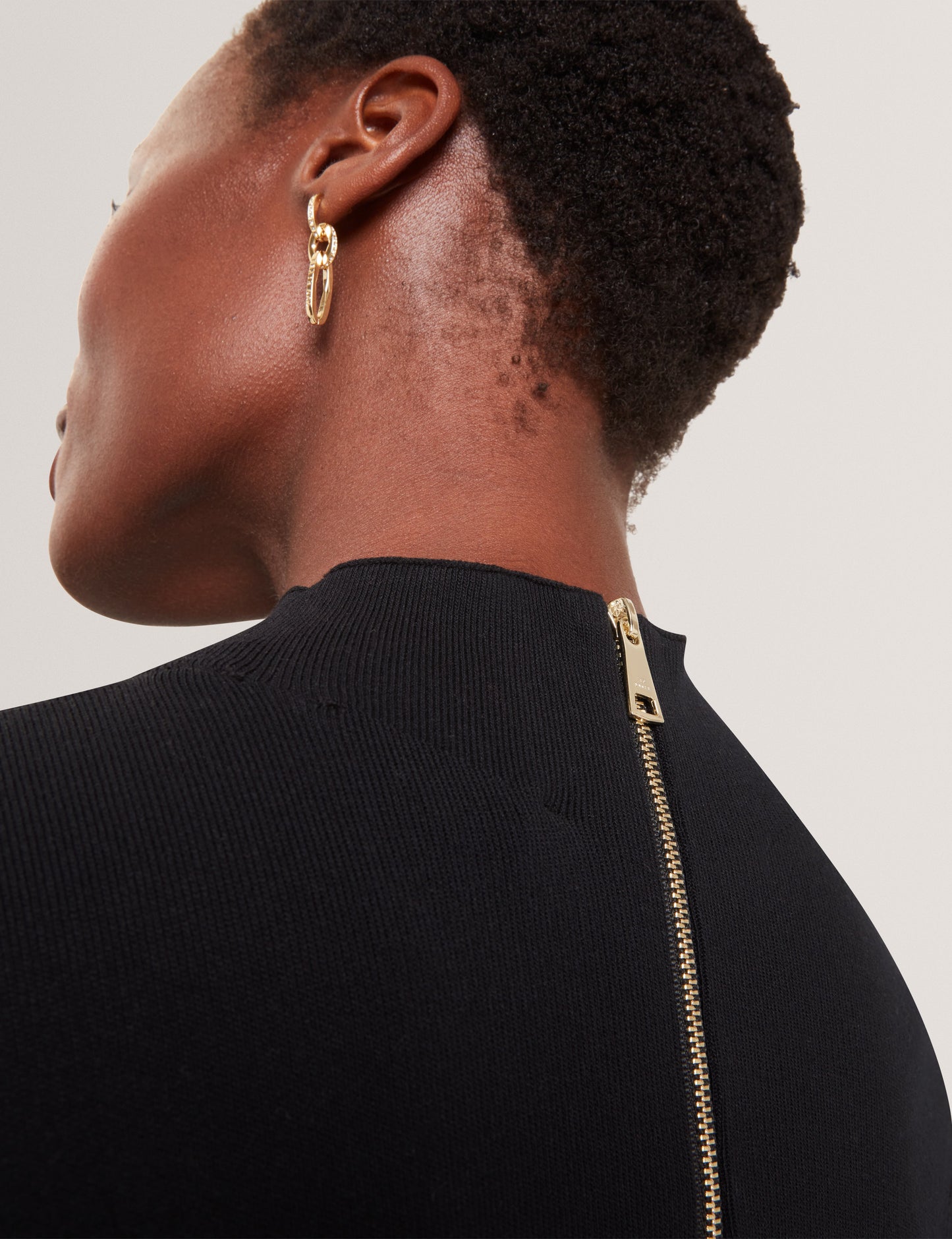 NOVIVA: Midi Dress With Faux Leather Skirt