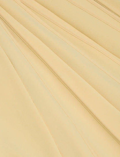 DAHRCY: Sleeveless Midi Dress With Pleat Detail
