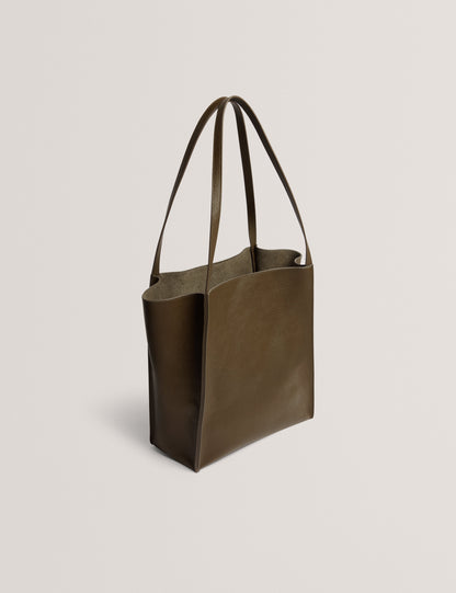 TAALA: Soft Slouch Small Leather Tote