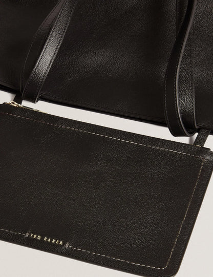 LENYYA: Large Leather Tote Bag