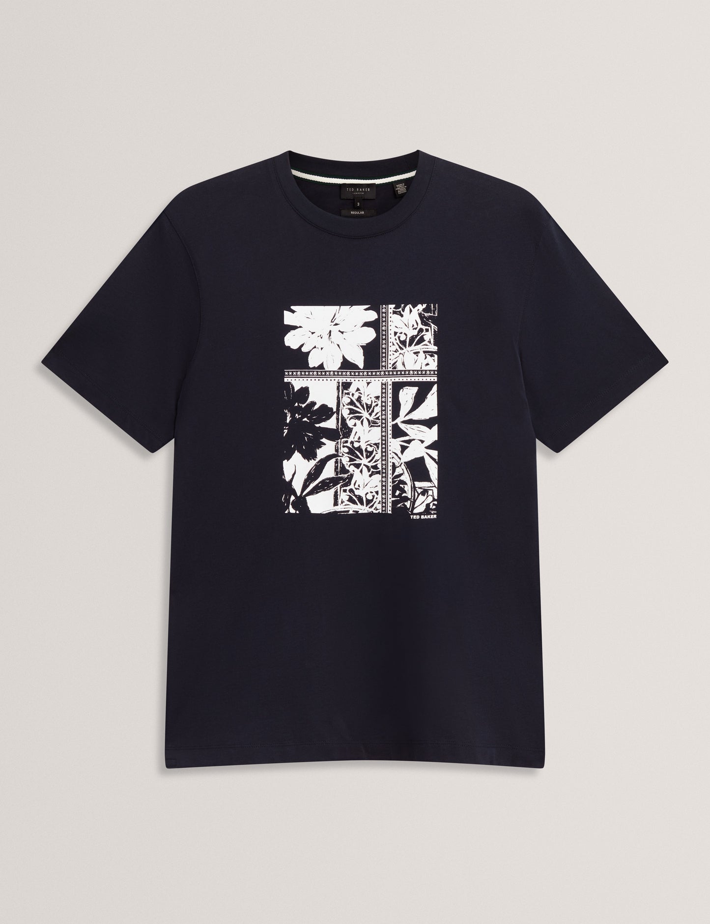 KONEY: SS Floral Box Print T-Shirt
