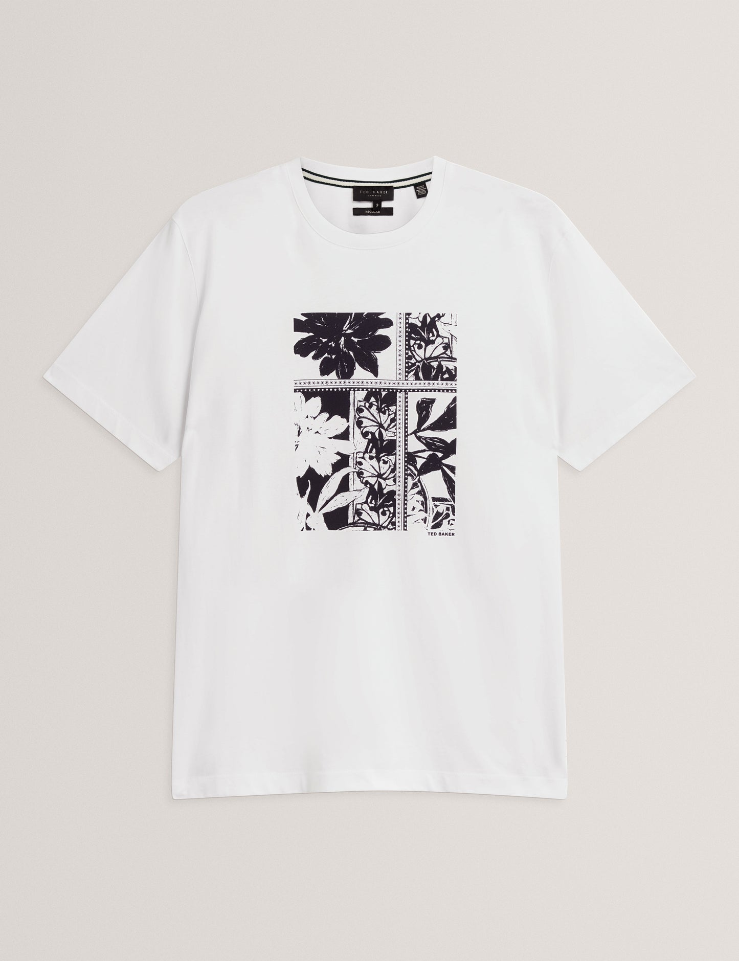 KONEY: SS Floral Box Print T-Shirt