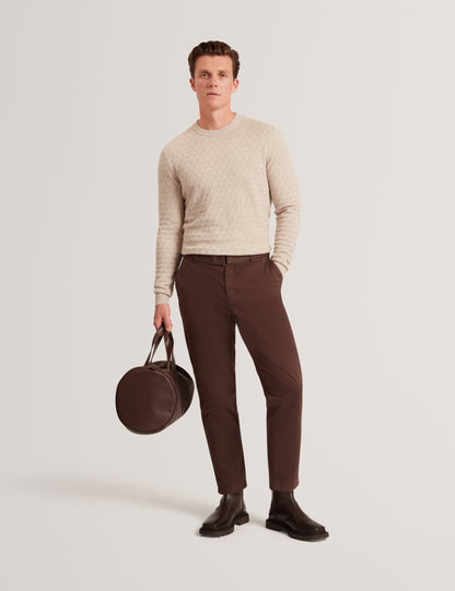 SAINSY: T Stitch Crew Neck