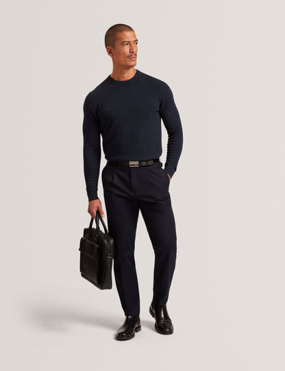 SAINSY: T Stitch Crew Neck