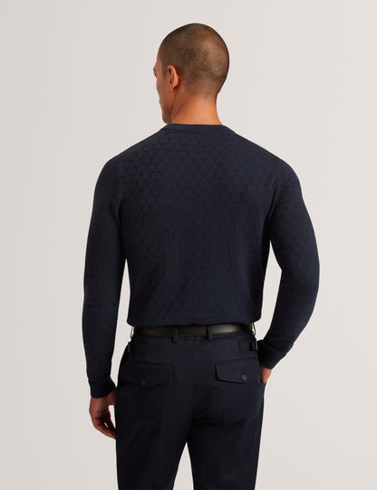SAINSY: T Stitch Crew Neck