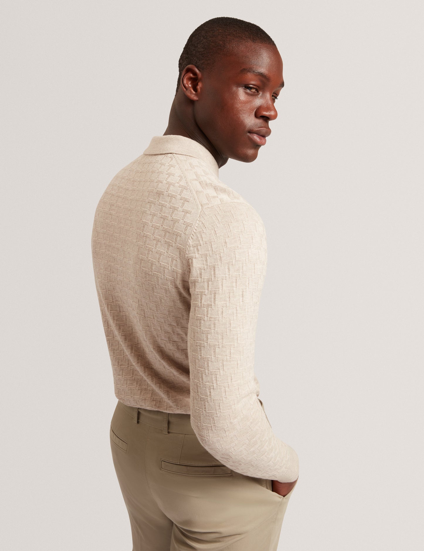 GATEN: LS T-Stitch Polo