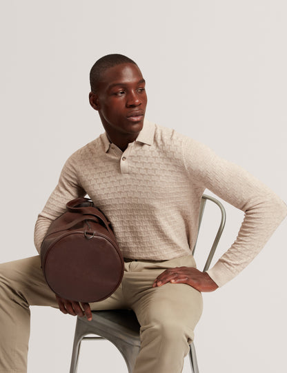 GATEN: LS T-Stitch Polo