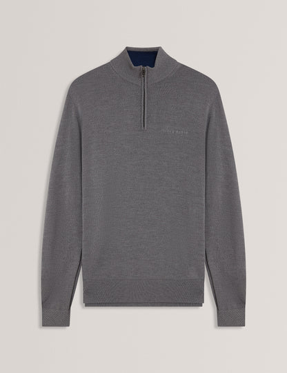 CLOUDEN: Branded Merino Half Zip
