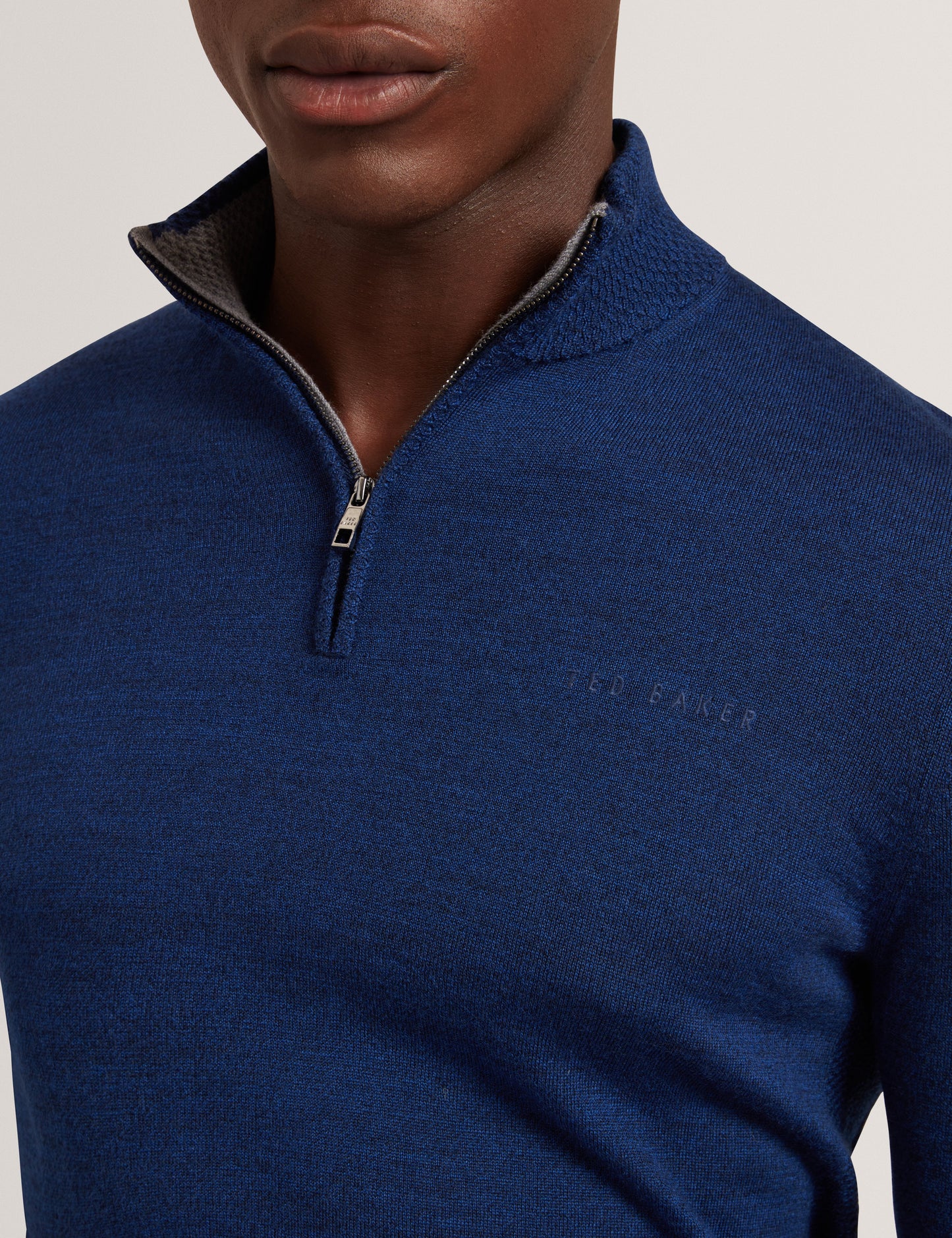 CLOUDEN: Branded Merino Half Zip