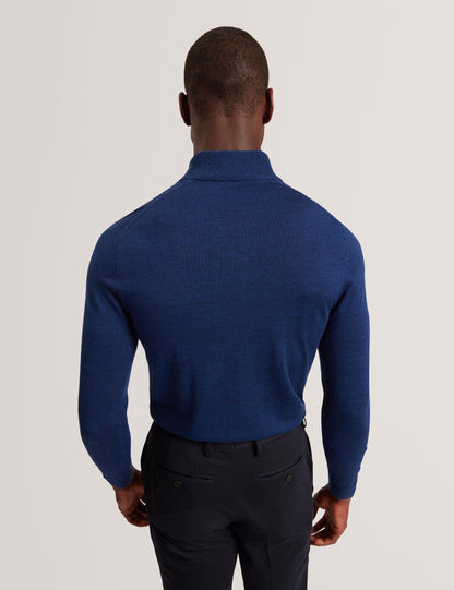 CLOUDEN: Branded Merino Half Zip