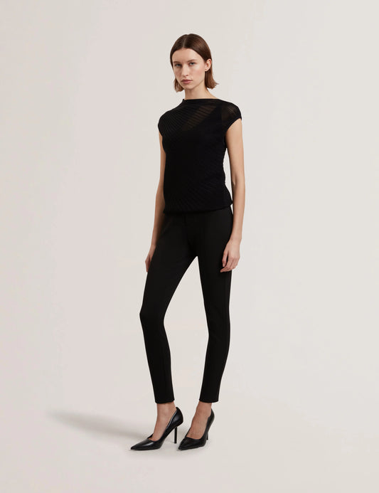 Womens FELINDA-Fly Front Stretch Legging