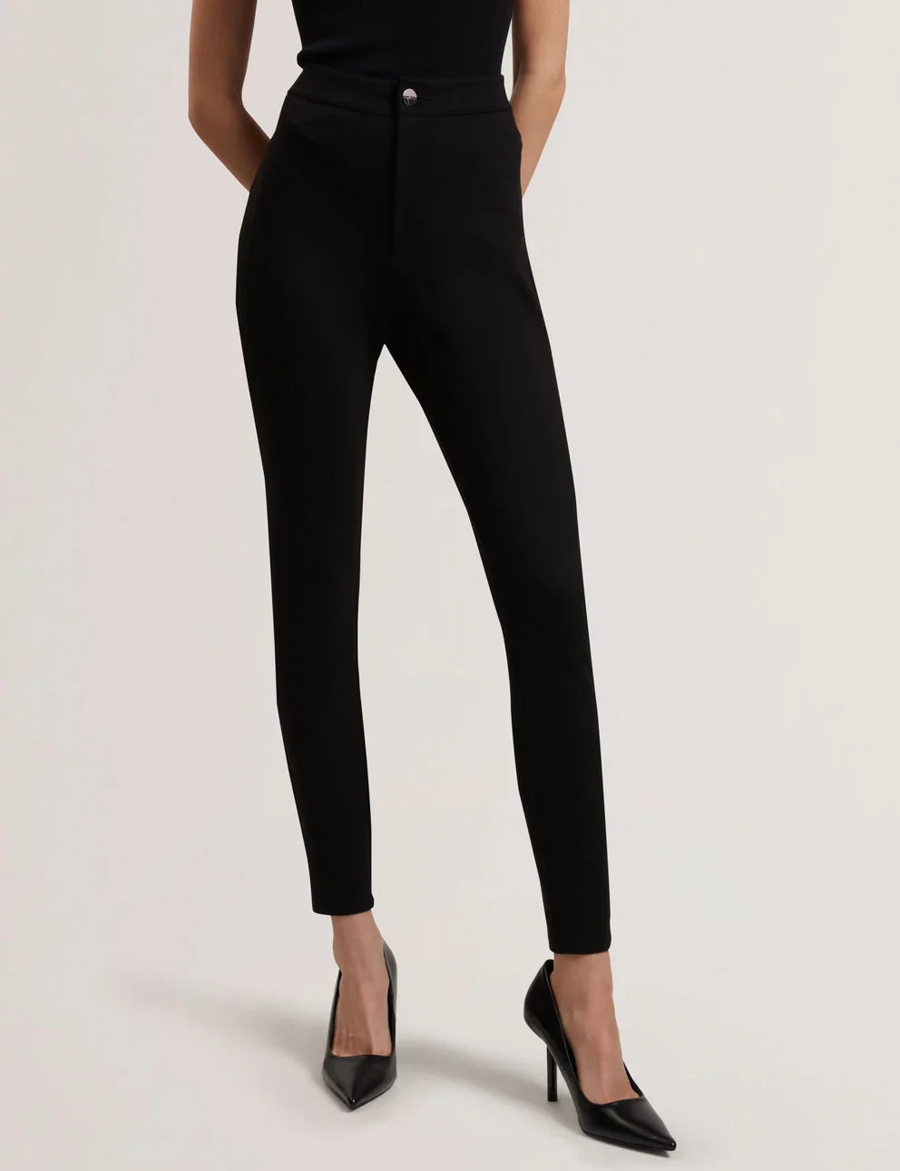 Womens FELINDA-Fly Front Stretch Legging