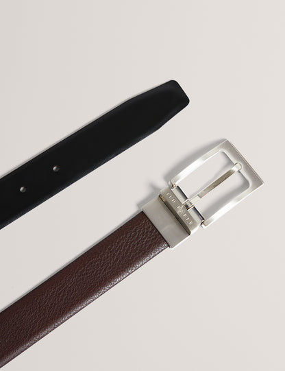 KARMER: Reversible Leather Belt