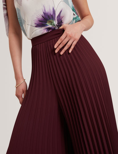 HARYX: Pleated Wide Leg Trouser