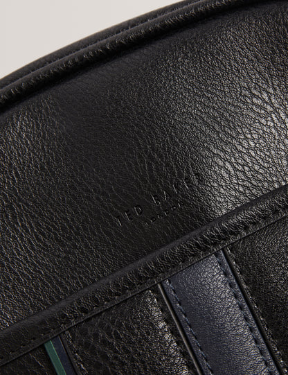 KEIIGAN: Stripe PU Flight Bag