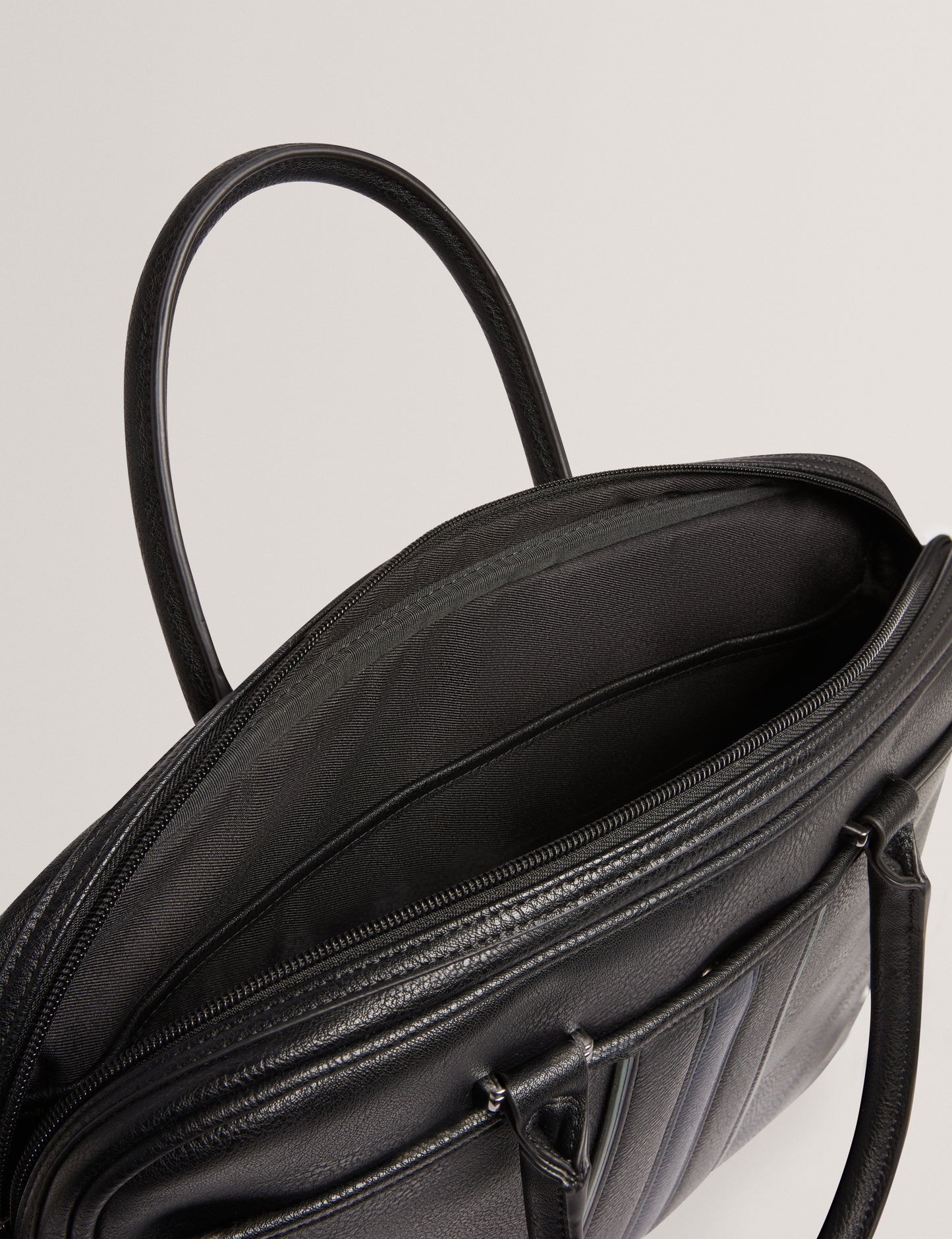 KENRIIK: Stripe PU Document Bag