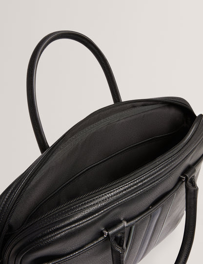 KENRIIK: Stripe PU Document Bag